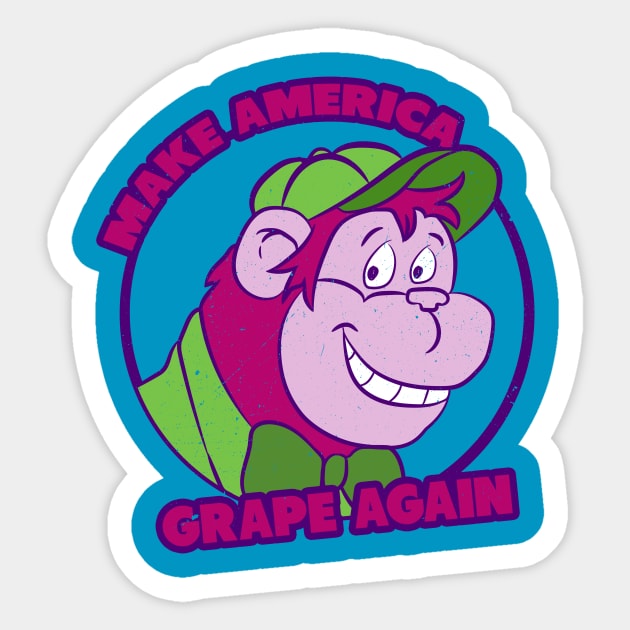 VOTE Grape Ape! Sticker by melonolson